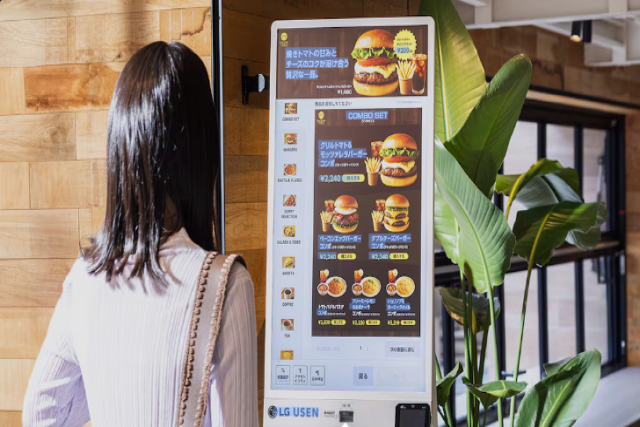 LGエレクトロニクスが日本でデジタルキオスクを提供