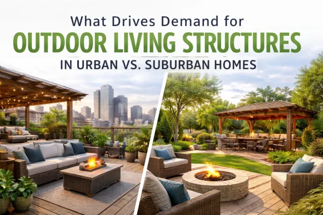 What Drives Demand for Outdoor Living Structures in Urban vs. Suburban Homes