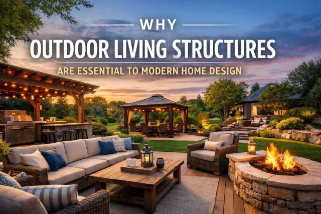 Why Outdoor Living Structures are Becoming Essential to Modern Home Design