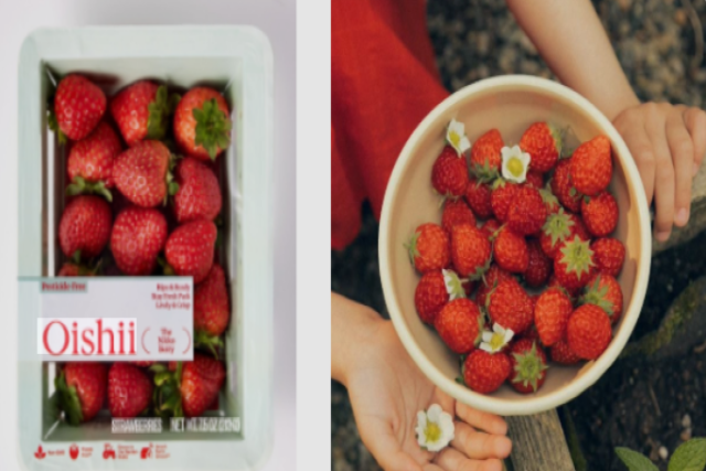 Oishiiの「日光ベリー」に新しいパッケージ