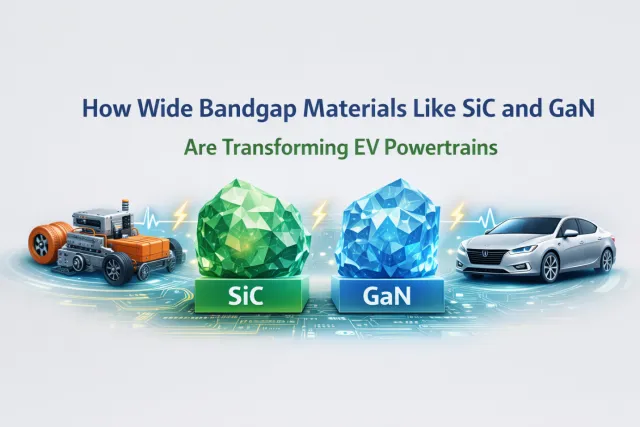 How Wide Bandgap Materials Like SiC and GaN are Transforming EV Powertrains?