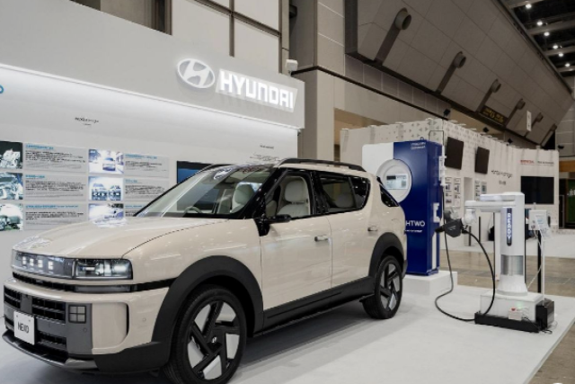 現代、自社の新しいHTWO水素ブランドを日本のH2&FC Expoで公開