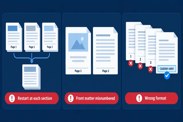 How Document Compliance Requirements Are Changing Page Numbering Practices add page numbers to pdf issues