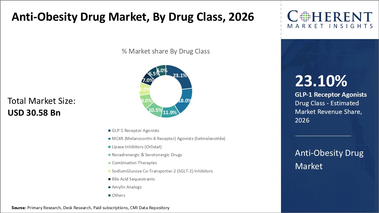 Anti-Obesity Drug Market, By Drug Class