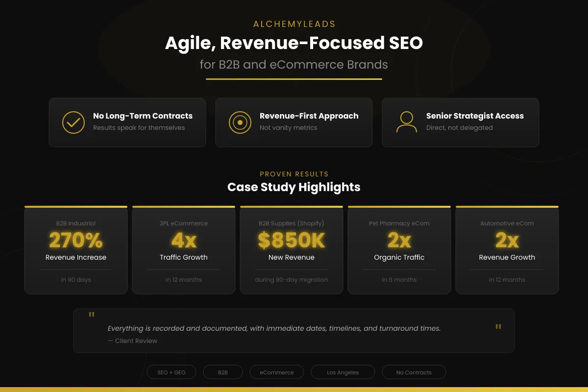 Best AI SEO Agencies and GEO Marketing Agencies By AlchemyLeads