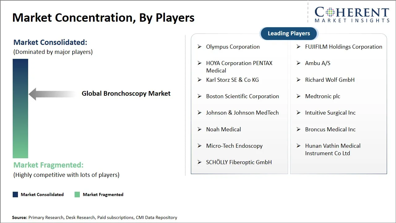 Bronchoscopy Market Concentration By Players