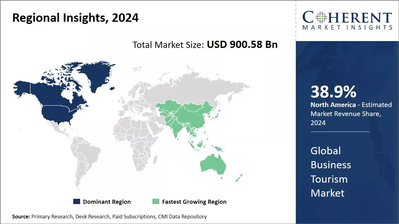 Business tourism market Regional Insights