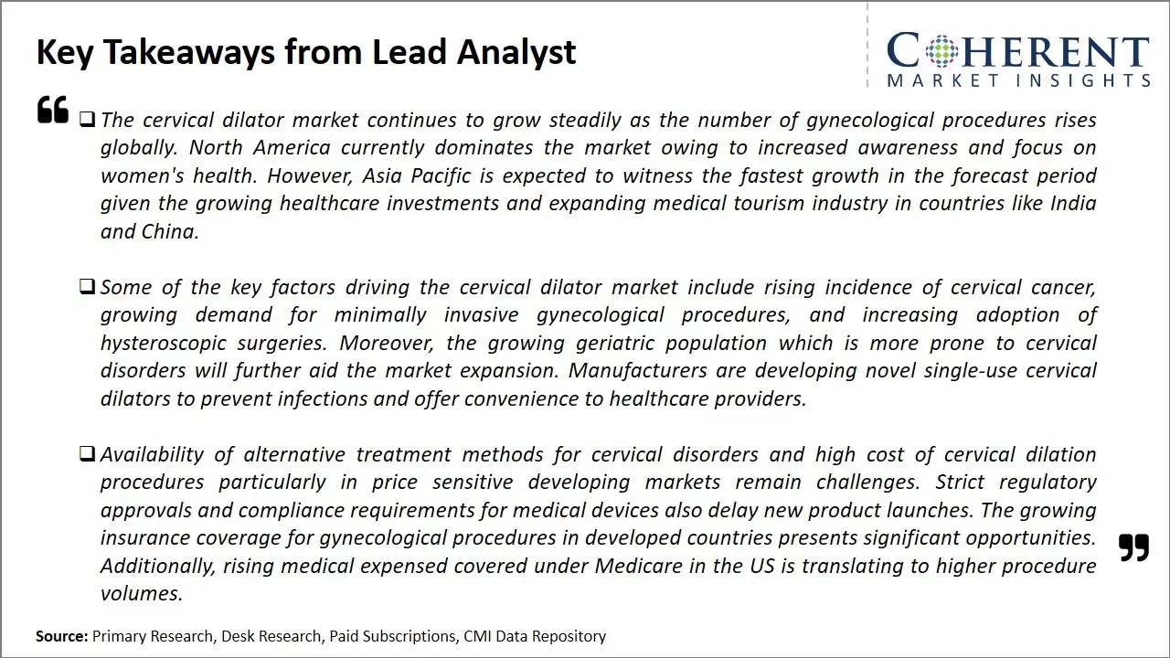 Global Cervical Dilator Market Key Takeaways From Lead Analyst