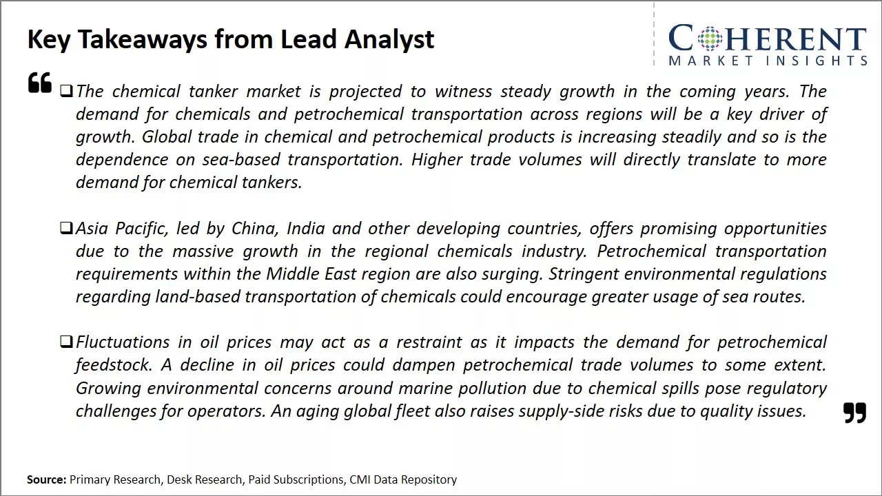 Chemical Tanker Market Key Factors