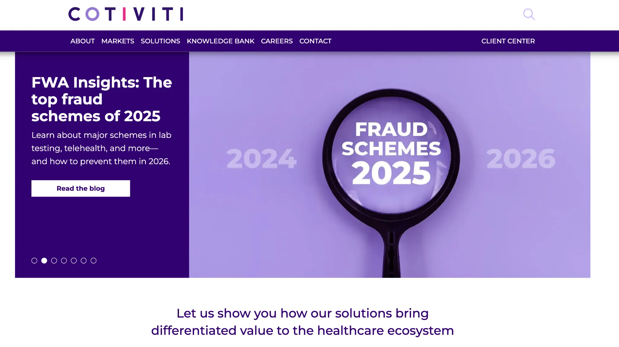Cotiviti Suspect Analytics and Compliance Optimization