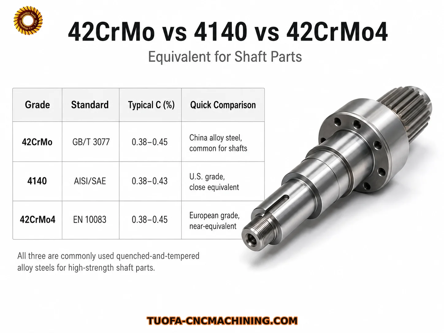 Equivalent for shaft Parts