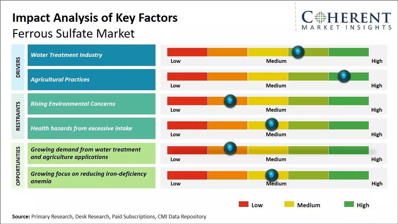 Ferrous Sulfate Market Key Factors