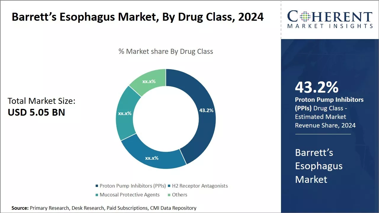 Global Barrett's Esophagus Market By Drug Class, 2024