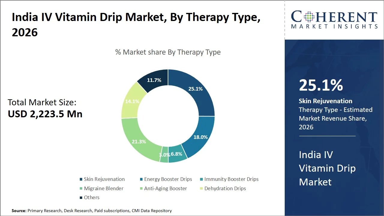 India IV Vitamin Drip Market By Therapy Type India IV Vitamin Drip Market By Therapy Type