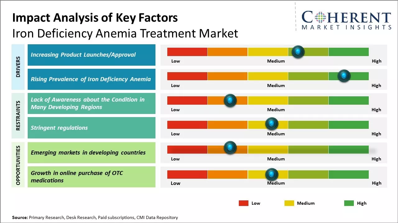 Iron Deficiency Anemia Treatment Market Key Factors
