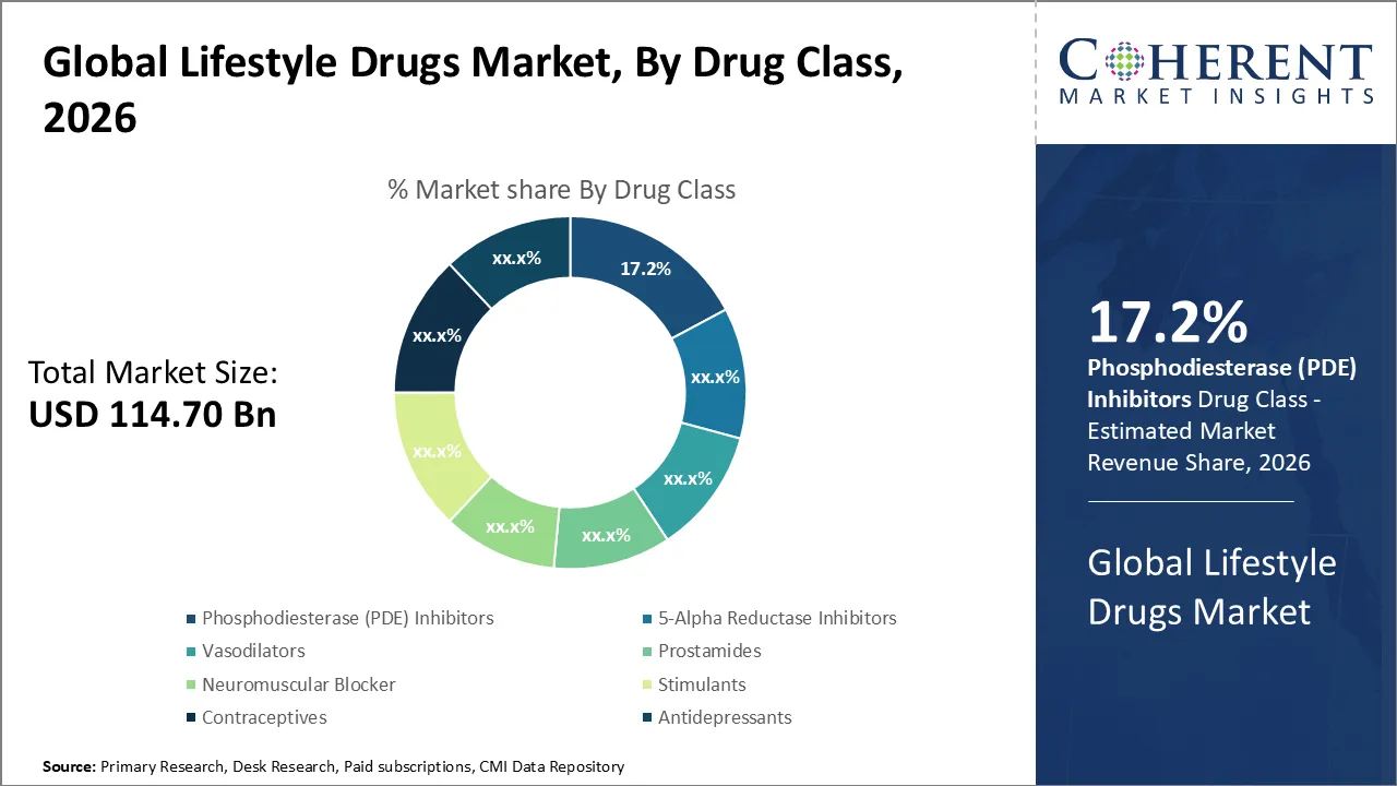 Lifestyle Drugs Market By Drug Class