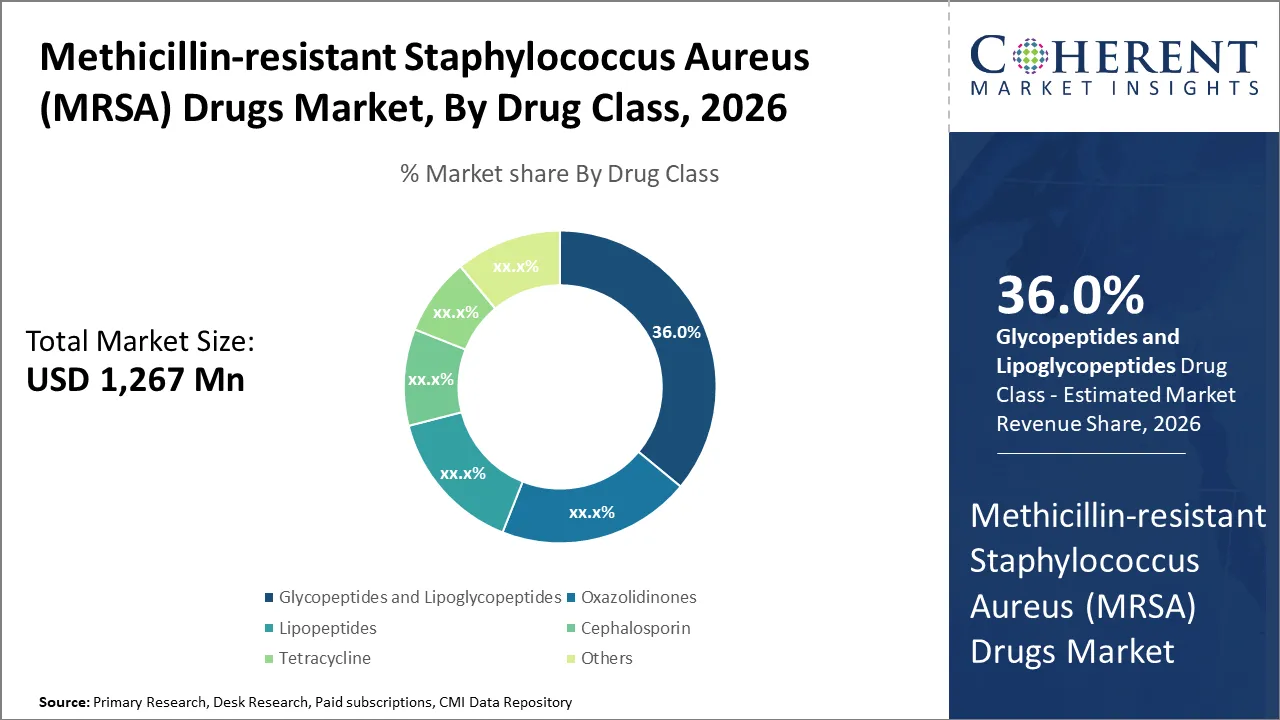 Methicillin-Resistant Staphylococcus Aureus (MRSA) Drugs Market By Drug Class