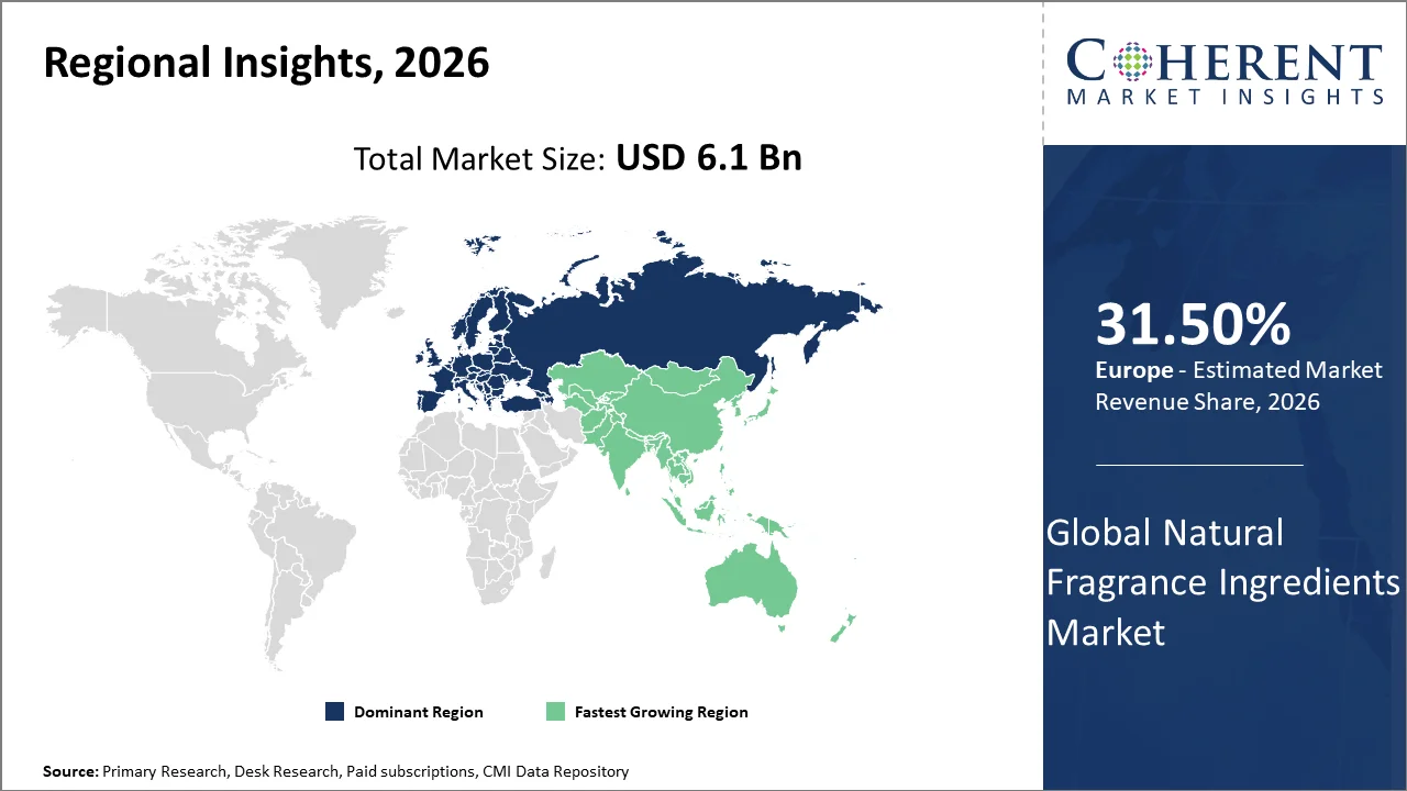 Natural Fragrance Ingredients Market By Regional Insights Natural Fragrance Ingredients Market By Regional Insights