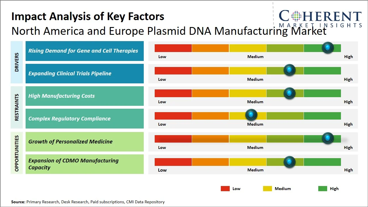 North America and Europe Plasmid DNA Manufacturing Market Key Factors North America and Europe Plasmid DNA Manufacturing Market Key Factors
