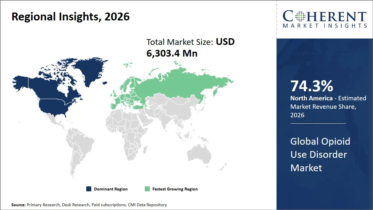 Opioid Use Disorder Market By Regional Insights