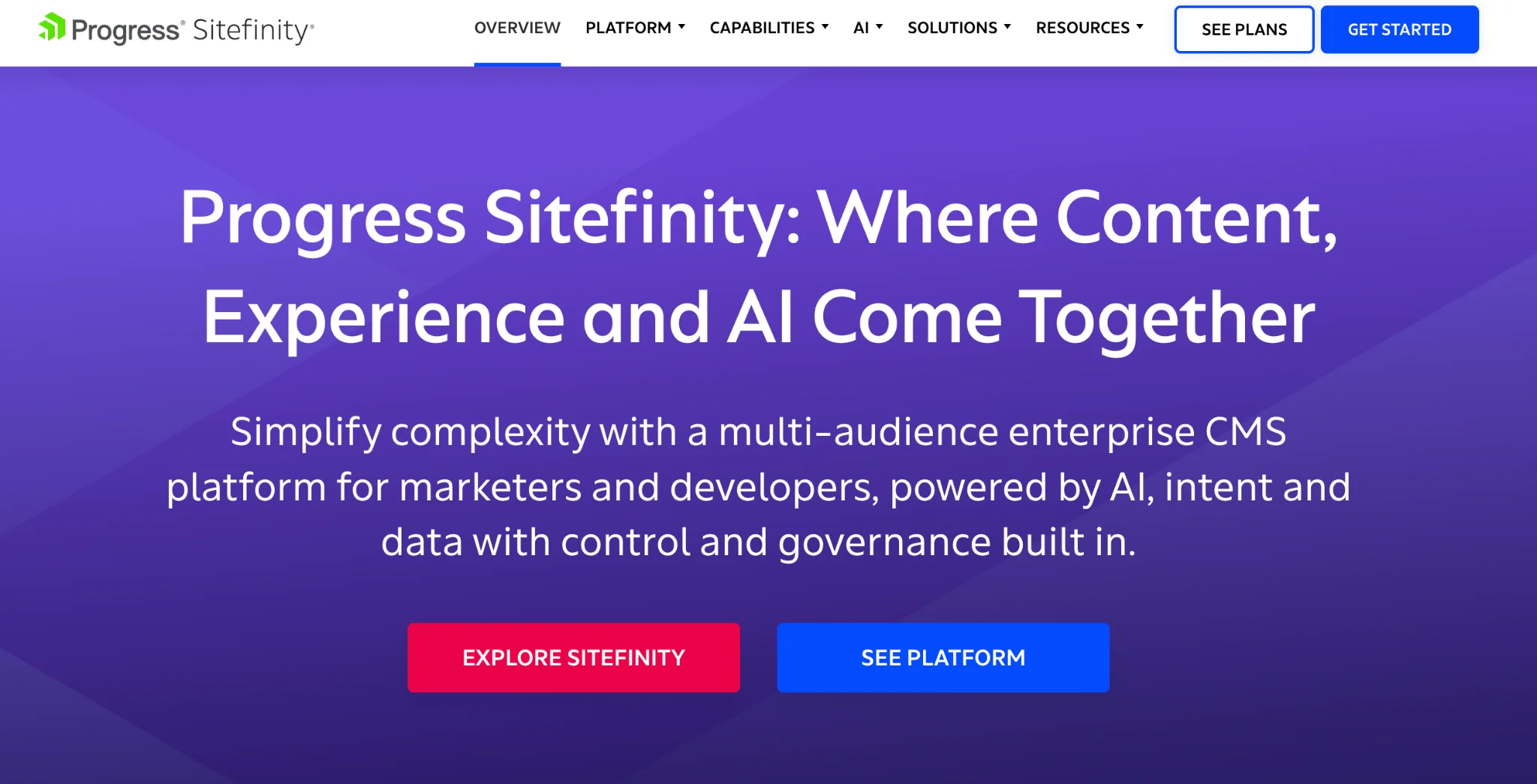 Progress Sitefinity