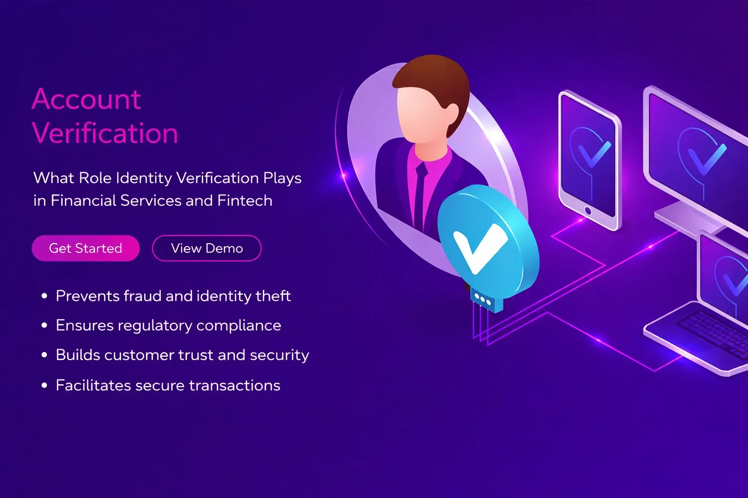 Role of Identity Verification in Financial Services & Fintech By Identity Verification