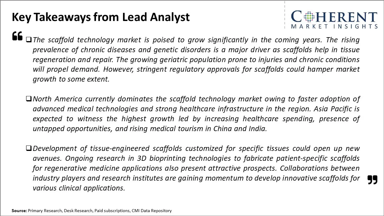 Scaffold Technology Market Key Takeaways From Lead Analyst