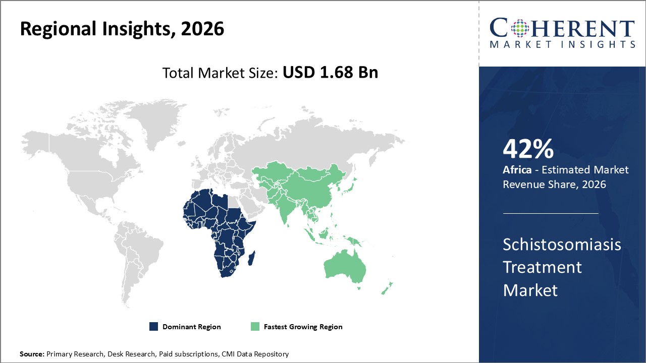 schistosomiasis treatment market regional insights