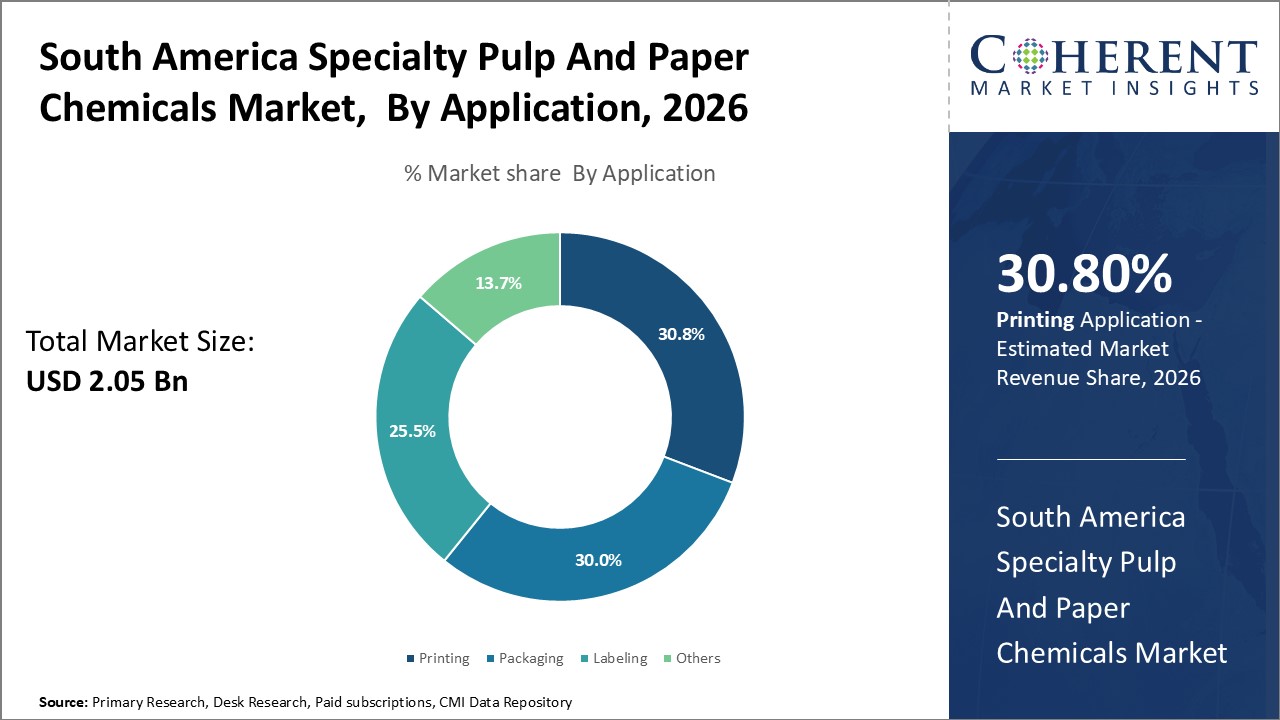 South America Specialty Pulp And Paper Chemicals Market, By Application