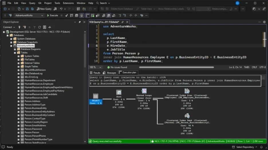 SQL Server Management Studio (SSMS)