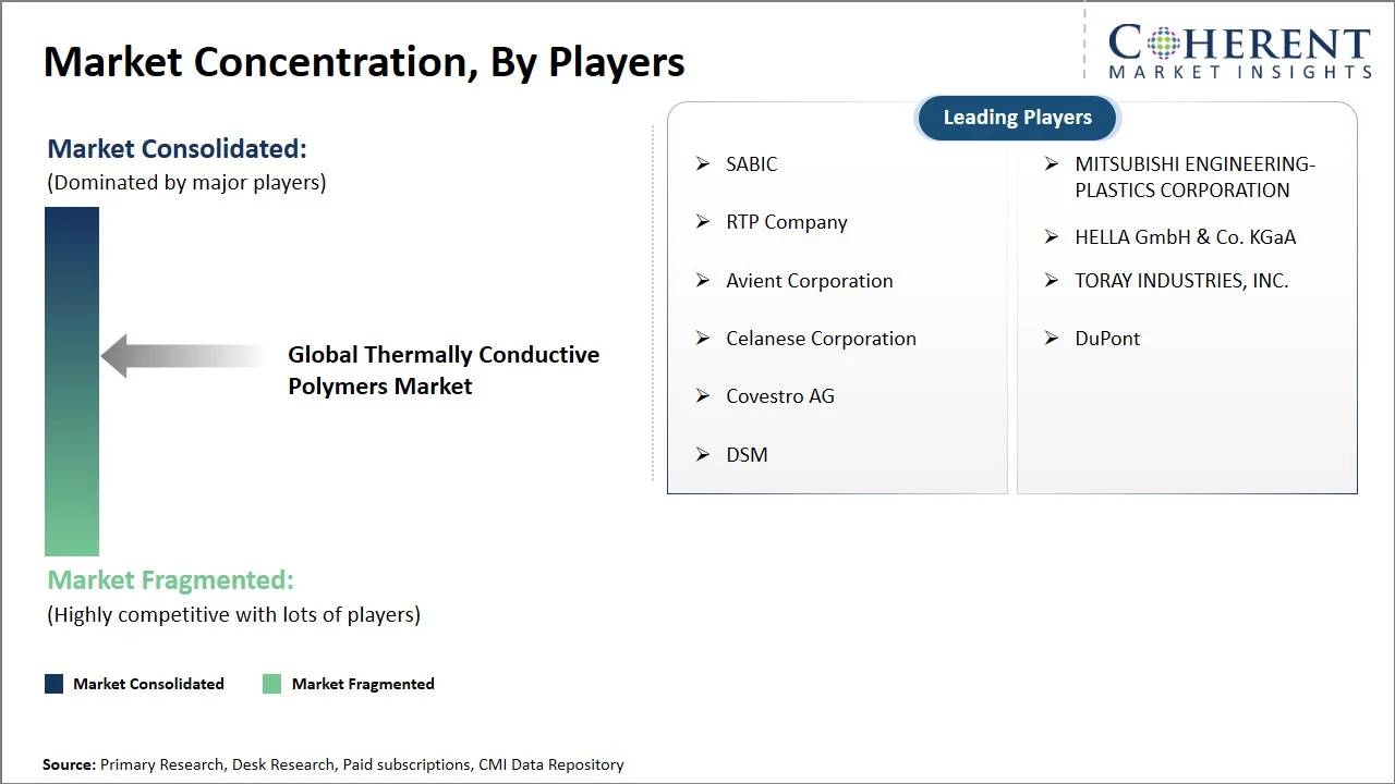 Thermally Conductive Polymers Market Concentration By Players