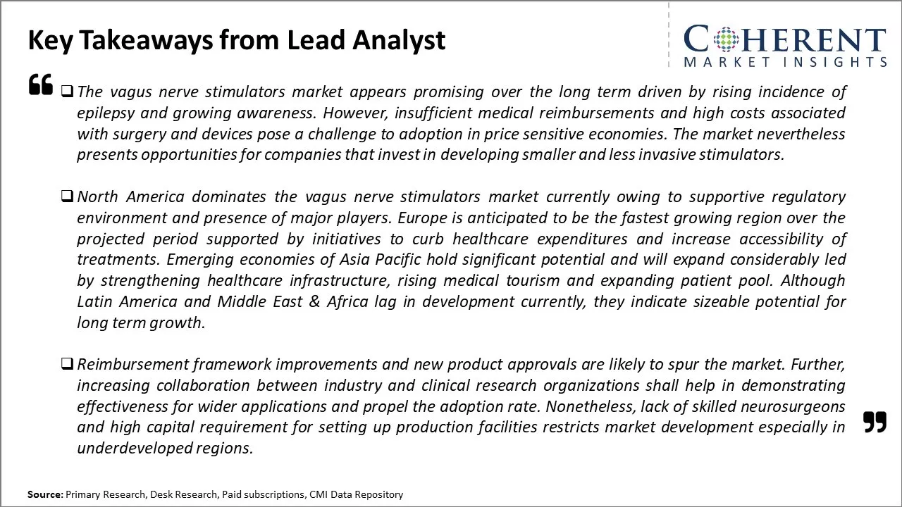 Vagus Nerve Stimulators Market Key Takeaways From Lead Analyst