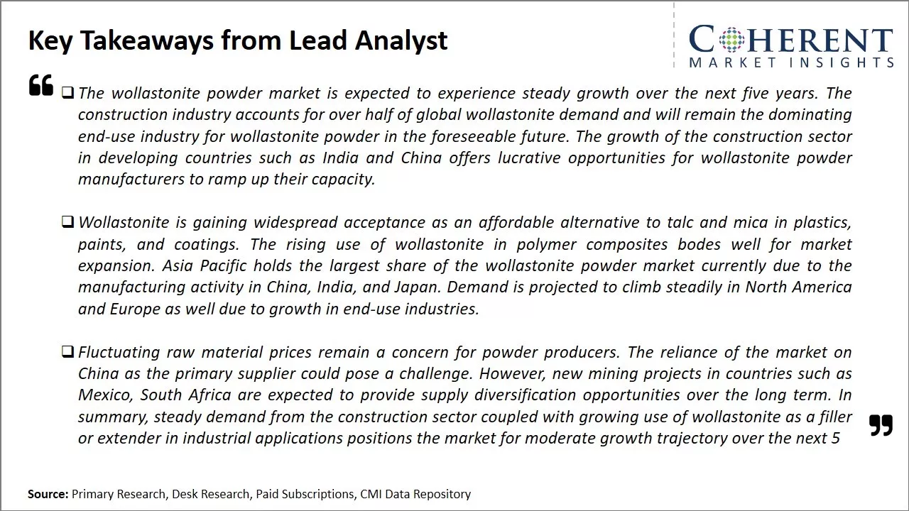 Key Takeaways From Lead Analyst