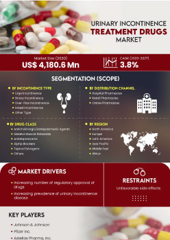 Urinary Incontinence Treatment Drugs Market | Infographics |  Coherent Market Insights