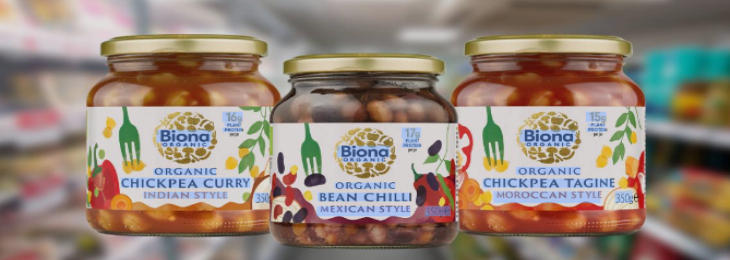 Biona has Launched a New Line of Organic World Bean Meals. These Include Three Ready-to-Eat Meals in Jars, Inspired by Flavors from Around the World