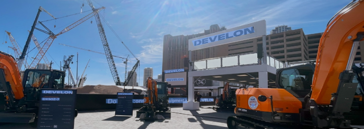 Develon is launching new excavators at CONEXPOCON-AGG 2026 Develon is launching new excavators at CONEXPOCON-AGG 2026