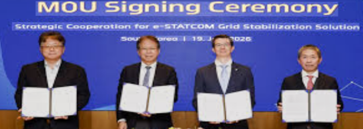 Marubeni has signed an agreement with Hyosung (South Korea) and Skeleton (Estonia) to work together on developing a new power grid stabilization system