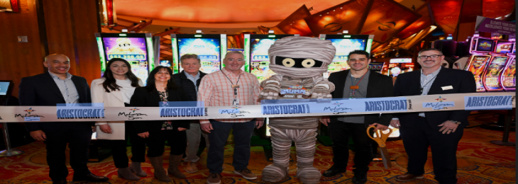 Aristocrat Gaming has launched Spooky Link Grand for the first time at Mohegan Sun